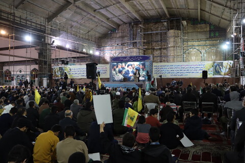 مراسم بزرگداشت شهادت فرماندهان جبهه‌ مقاومت در اهواز