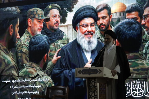 مراسم بزرگداشت شهادت فرماندهان جبهه‌ مقاومت در اهواز