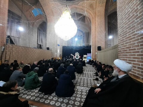 تصاویر/ مراسم گرامیداشت شهید سید حسن نصرالله در شهر جدید سهند