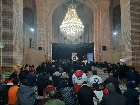 تصاویر/ مراسم گرامیداشت شهید سید حسن نصرالله در شهر جدید سهند