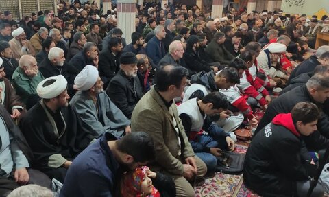 تصاویر/ مراسم بزرگداشت شهیدان سید حسن نصرالله و هاشم صفی‌الدین در خوی