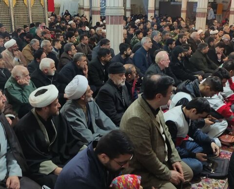 تصاویر/ مراسم بزرگداشت شهیدان سید حسن نصرالله و هاشم صفی‌الدین در خوی