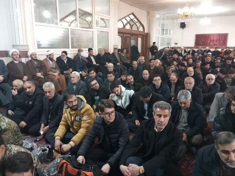 تصاویر/ مراسم بزرگداشت شهیدان سید حسن نصرالله و هاشم صفی‌الدین در خوی