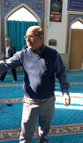 تصاویر/برگزاری آیین غبار روبی مسجد جامع نظرآباد