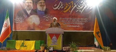 تصاویر حضور پر شور مردم دلفان در مراسم تشییع شهدای مقاومت