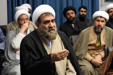 تصاویر / دیدار مدیر حوزه علمیه قزوین ،مدیران مدارس علمیه ،وکادر ،با نماینده ولی فقیه در استان قزوین