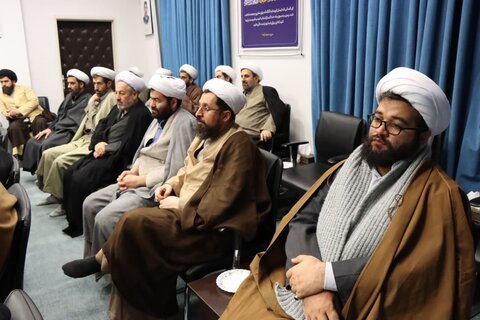 تصاویر / دیدار مدیر حوزه علمیه قزوین ،مدیران مدارس علمیه ،وکادر ،با نماینده ولی فقیه در استان قزوین