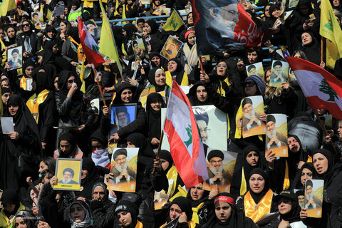 Photos/Cérémonie funéraire des grands moudjahidines, le martyr Seyyed Hassan Nasrallah et le martyr Seyyed Hashem Safiuddin