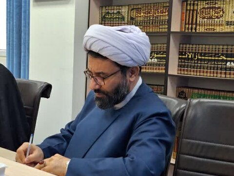 تصاویر/دیدار حجت الاسلام والمسلمین رنجبر با معاون فرهنگی اداره کل زندان استان کردستان