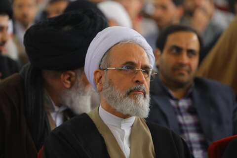 تصاویر / مراسم رونمایی از تفسیر تسنیم 80 جلدی آیت الله العظمی جوادی آملی