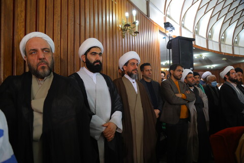 تصاویر / مراسم رونمایی از تفسیر تسنیم 80 جلدی آیت الله العظمی جوادی آملی