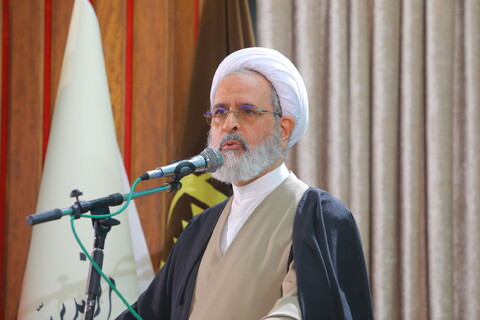 تصاویر / مراسم رونمایی از تفسیر تسنیم 80 جلدی آیت الله العظمی جوادی آملی