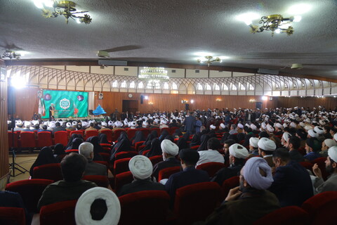 تصاویر / مراسم رونمایی از تفسیر تسنیم 80 جلدی آیت الله العظمی جوادی آملی