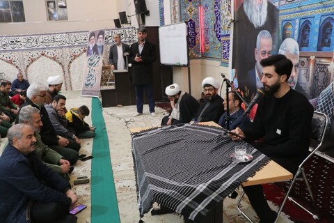 تصاویر/ مراسم گرامیداشت شهید سید حسن نصرالله در شهرستان ابهر