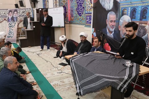 تصاویر/ مراسم گرامیداشت شهید سید حسن نصرالله در شهرستان ابهر