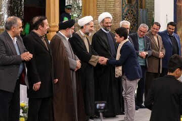 تصاویر / آئین اختتامیه دومین جشنواره تلاوت‌های تقلیدی کشور با حضور نماینده ولی فقیه در استان قزوین