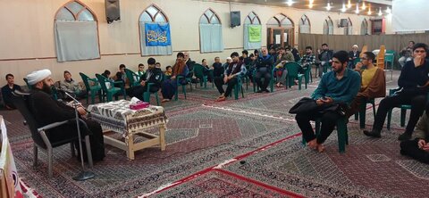 تصاویر/ آئین مناجات‌ شعبانیه در مدرسه علمیه امیرالمومنین(ع) آران و بیدگل