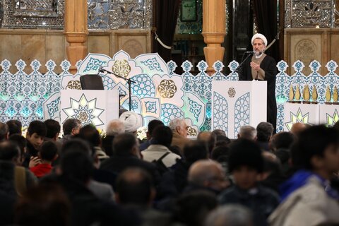 تصاویر / آئین اختتامیه دومین جشنواره تلاوت‌های تقلیدی کشور با حضور نماینده ولی فقیه در استان قزوین