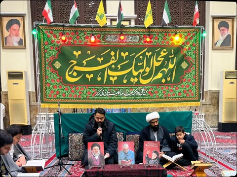 تصاویر/ جلسه تلاوت و تدبر قرآن کریم در بزرگداشت شهیدان مقاومت سید  در جمع طلاب مدرسه علمیه امام خمینی (ره) گرگان