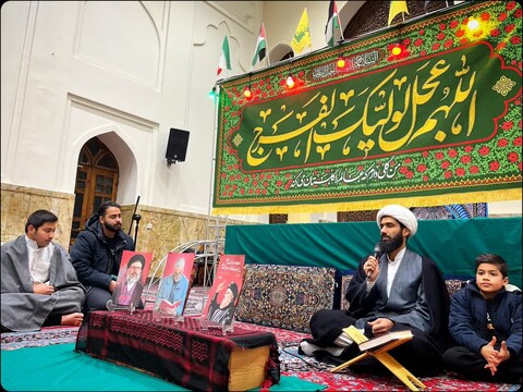 تصاویر/ جلسه تلاوت و تدبر قرآن کریم در بزرگداشت شهیدان مقاومت سید  در جمع طلاب مدرسه علمیه امام خمینی (ره) گرگان