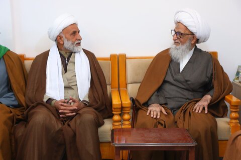 آیت اللہ العظمی شیخ بشیر حسین نجفی سے حجت الاسلام مولانا رمضان نعیمی کی ملاقات