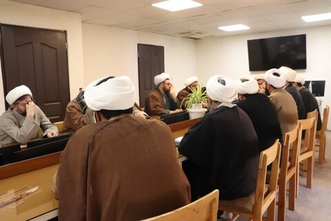 تصاویر/ جلسه معاونان آموزش حوزه علمیه استان آذربایجان غربی