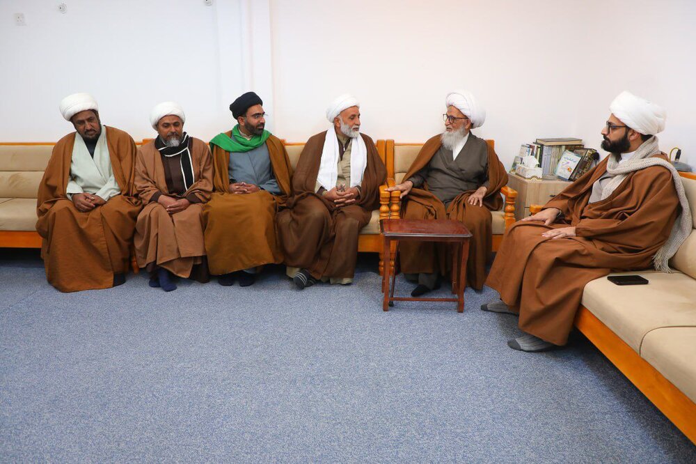 آیت اللہ العظمی شیخ بشیر حسین نجفی سے حجت الاسلام مولانا رمضان نعیمی کی ملاقات