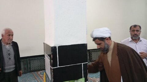 تصاویر/ غبارروبی مسجد جامع تنگ ارم