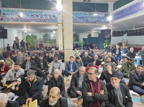 تصاویر / مراسم انس با قرآن بیاد  شهدای مقاومت درشهرستان آبیک