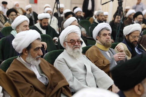 تصاویر/ اجلاسیه اساتید مجمع عمومی جامعه مدرسین حوزه علمیه قم