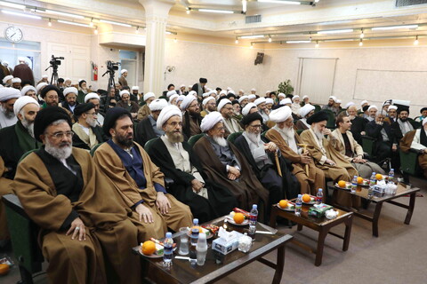 تصاویر/ اجلاسیه اساتید مجمع عمومی جامعه مدرسین حوزه علمیه قم