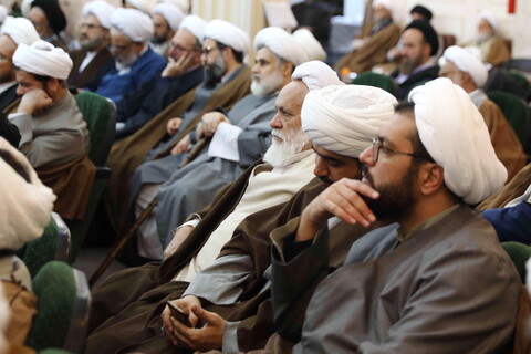 تصاویر/ اجلاسیه اساتید مجمع عمومی جامعه مدرسین حوزه علمیه قم