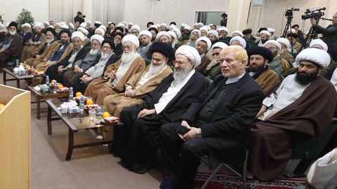 تصاویر/ اجلاسیه اساتید مجمع عمومی جامعه مدرسین حوزه علمیه قم