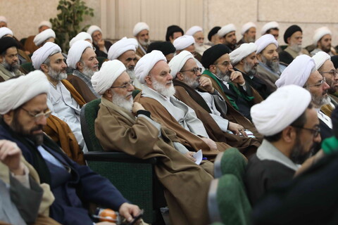 تصاویر/ اجلاسیه اساتید مجمع عمومی جامعه مدرسین حوزه علمیه قم