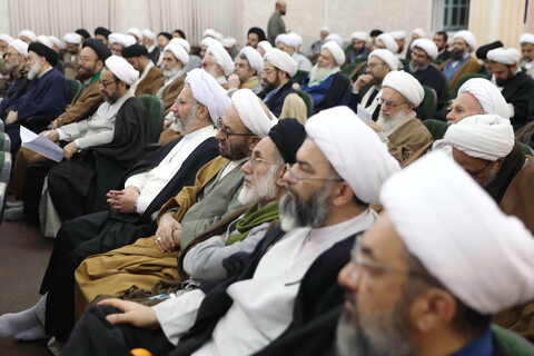 تصاویر/ اجلاسیه اساتید مجمع عمومی جامعه مدرسین حوزه علمیه قم