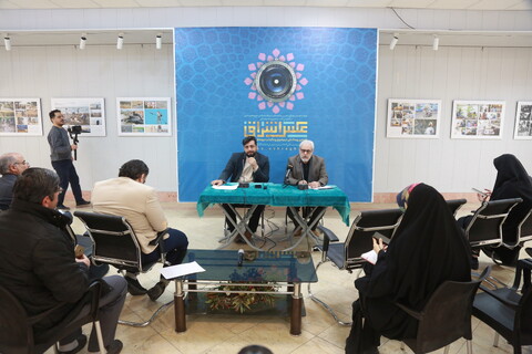 تصاویر/ نشست خبری پنجمین جشنواره ملی عکس اشراق