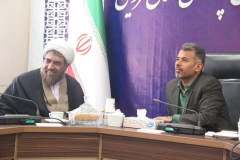 تصاویر / دیدار مدیر حوزه علمیه استان قزوین  با مدیر کل آموزش وپرورش استان قزوین