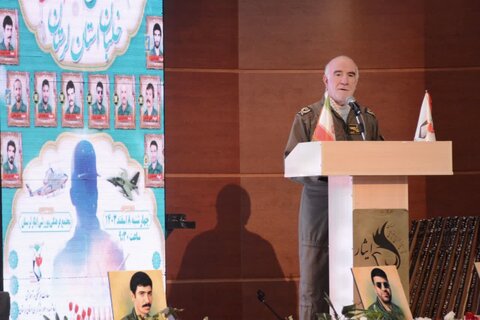 تصاویر مراسم اولین یادواره شهدای خلبان لرستان