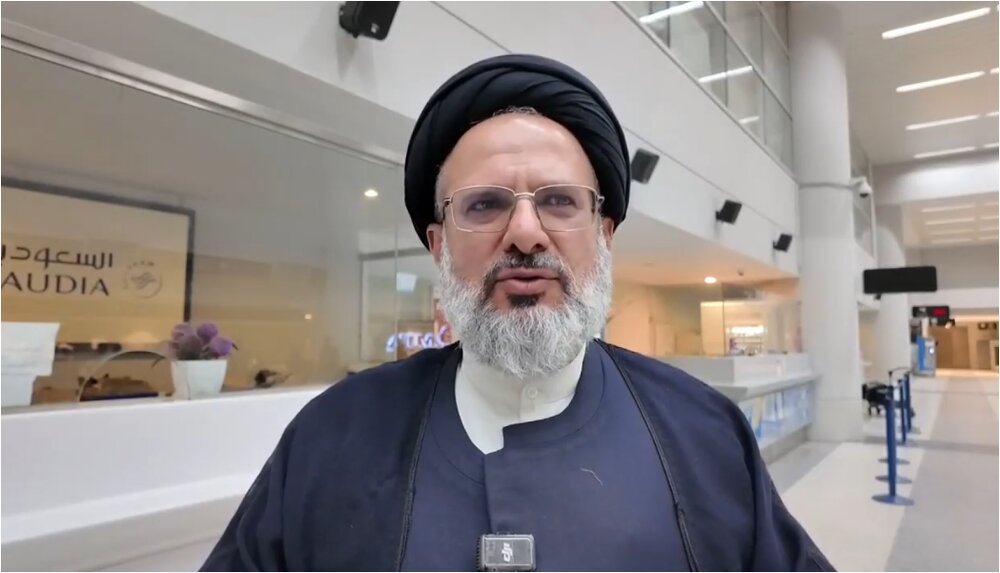 فیلم | توضیحات معاون بین الملل حوزه از حضور هیئت حوزوی در تشییع سید حسن نصرالله