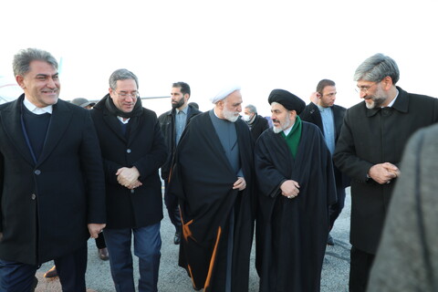 تصاویر/ ورود رییس قوه قضاییه به ارومیه