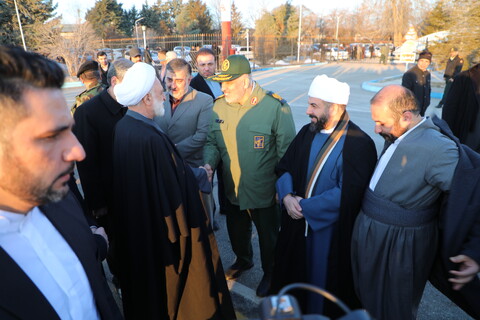 تصاویر/ ورود رییس قوه قضاییه به ارومیه