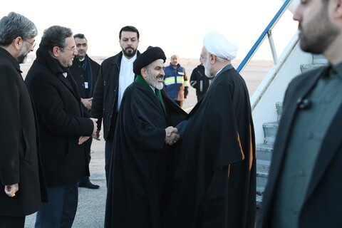 تصاویر/ ورود رییس قوه قضاییه به ارومیه