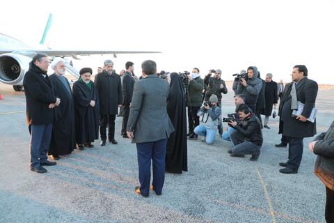 تصاویر/ ورود رییس قوه قضاییه به ارومیه