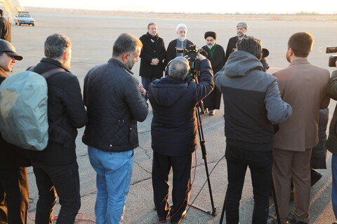 تصاویر/ ورود رییس قوه قضاییه به ارومیه