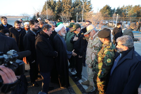 تصاویر/ ورود رییس قوه قضاییه به ارومیه