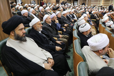 تصاویر/ نشست علمای اهل تشیع، تسنن و اقلیت های مذهبی آذربایجان غربی با رییس قوه قضائیه