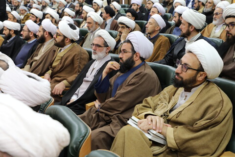 تصاویر/ نشست علمای اهل تشیع، تسنن و اقلیت های مذهبی آذربایجان غربی با رییس قوه قضائیه