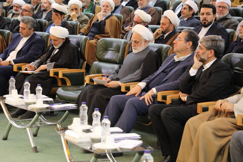 تصاویر/ نشست علمای اهل تشیع، تسنن و اقلیت های مذهبی آذربایجان غربی با رییس قوه قضائیه