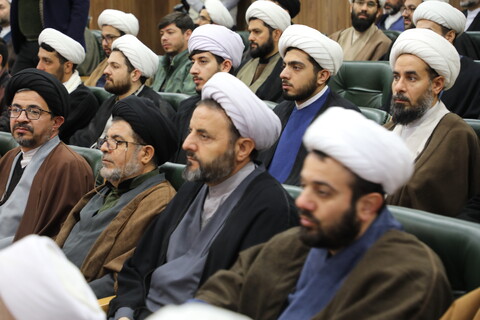 تصاویر/ نشست علمای اهل تشیع، تسنن و اقلیت های مذهبی آذربایجان غربی با رییس قوه قضائیه