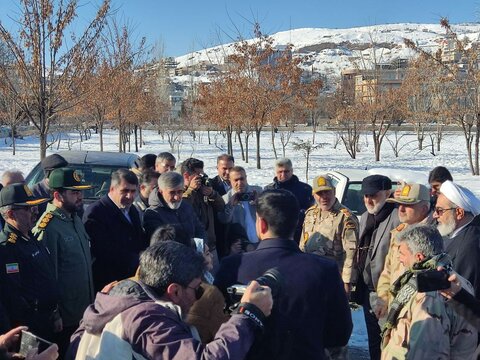 تصاویر/ سفر رئیس سازمان قضائی نیروهای مسلح به سردشت